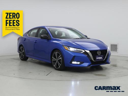 Blue 2021 Nissan Sentra SR