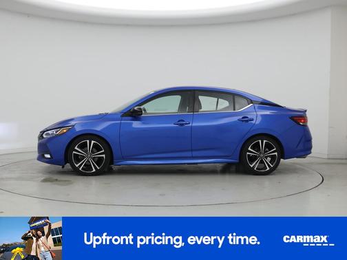 Blue 2021 Nissan Sentra SR