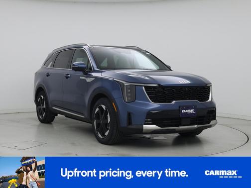 Blue 2025 Kia Sorento Hybrid SX Prestige