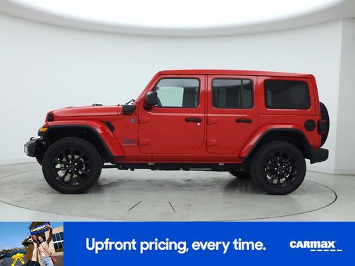 Red 2025 Jeep Wrangler 4xe Sahara