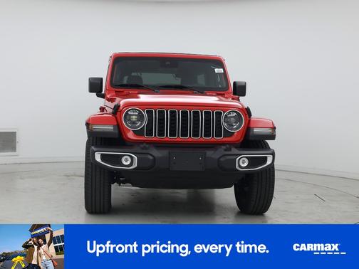 Red 2025 Jeep Wrangler 4xe Sahara