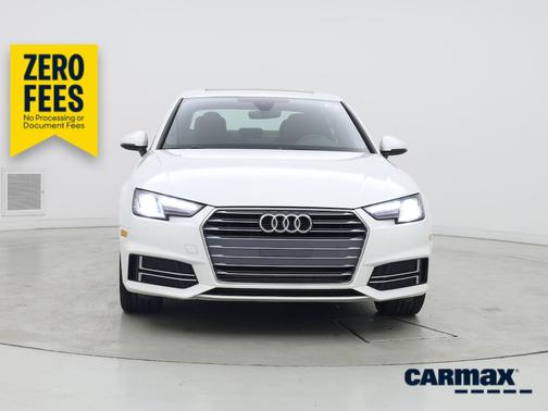 White 2018 Audi A4 Premium
