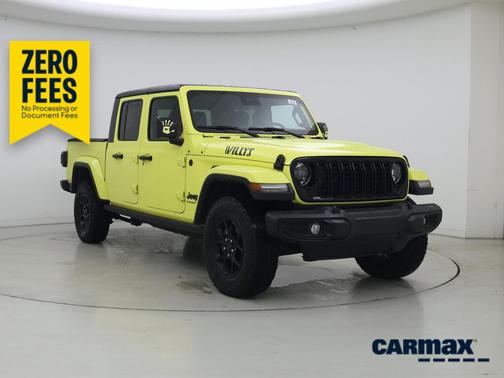 Yellow 2024 Jeep Gladiator Willy's
