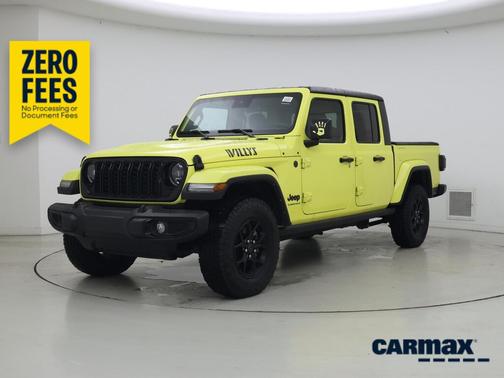 Yellow 2024 Jeep Gladiator Willy's