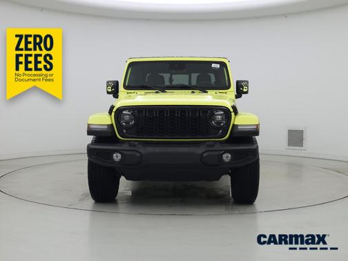 Yellow 2024 Jeep Gladiator Willy's