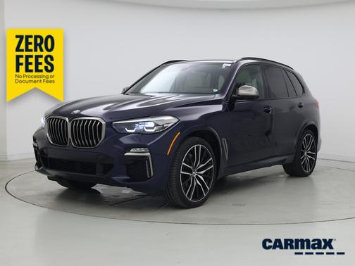 Blue 2021 BMW X5 M50i