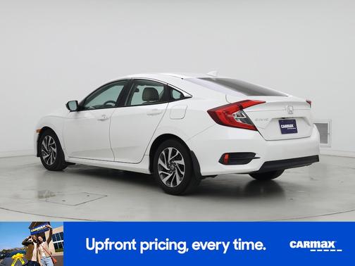 White 2018 Honda Civic EX