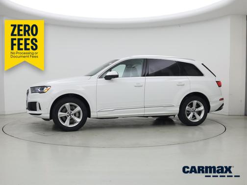 White 2022 Audi Q7 Premium Plus