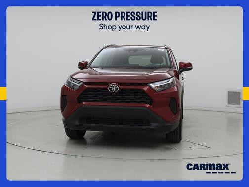 Red 2025 Toyota RAV4 XLE
