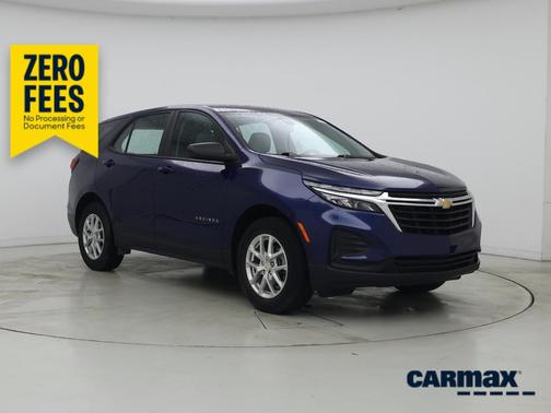 Blue 2022 Chevrolet Equinox LT