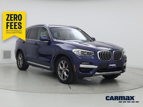 Blue 2020 BMW X3 XDrive30i