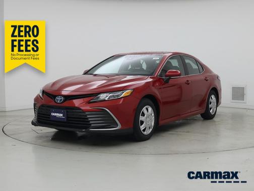 Red 2024 Toyota Camry Hybrid LE