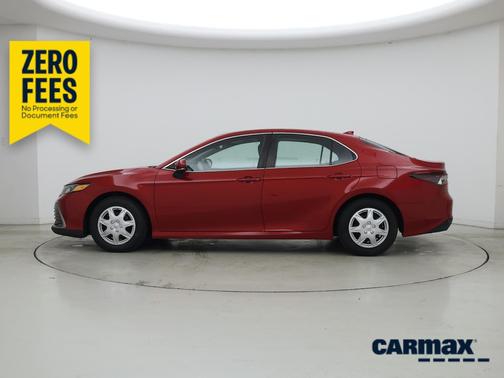 Red 2024 Toyota Camry Hybrid LE