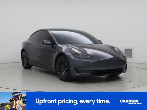 Gray 2023 Tesla Model 3 Performance