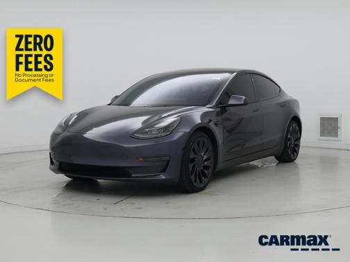 Gray 2023 Tesla Model 3 Performance