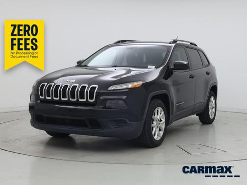 Black 2016 Jeep Cherokee Sport