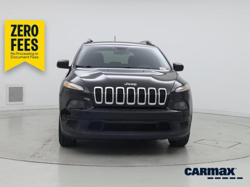 Black 2016 Jeep Cherokee Sport