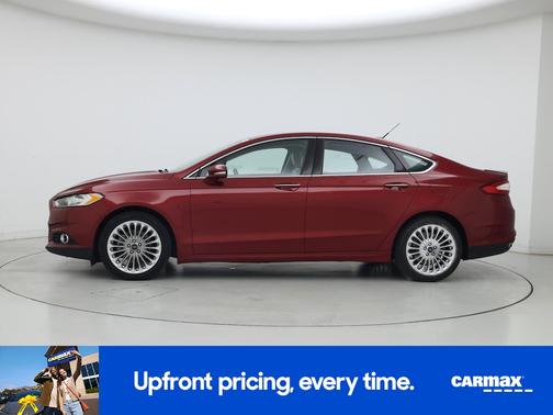 Red 2016 Ford Fusion Titanium