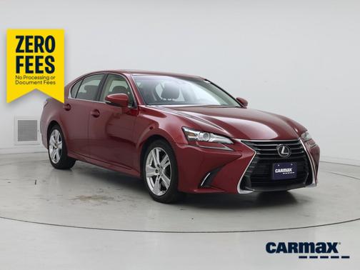 Red 2017 Lexus GS 350