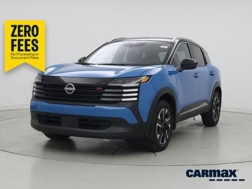 Blue 2025 Nissan Kicks SR