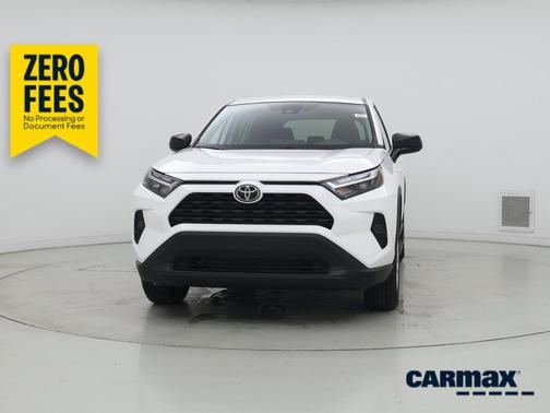White 2025 Toyota RAV4 LE