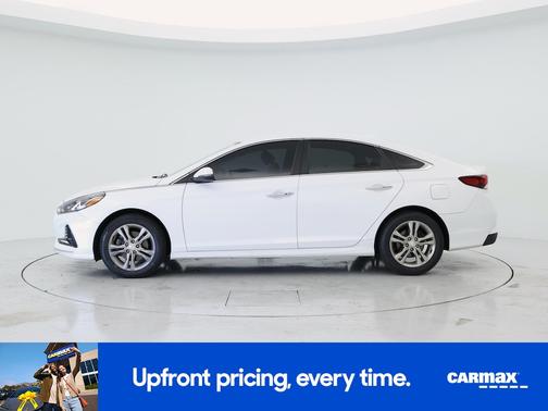 White 2018 Hyundai SONATA SEL