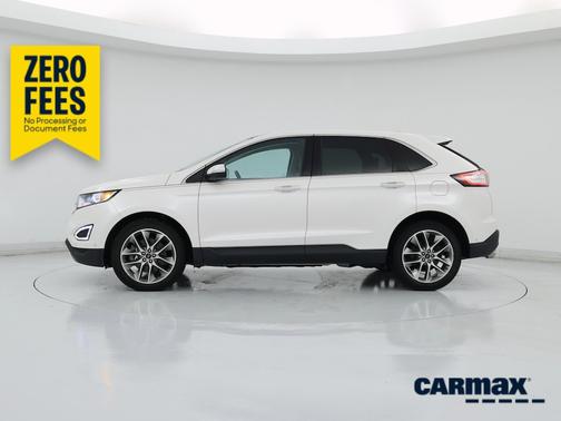 White 2018 Ford Edge Titanium