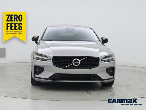 Gray 2023 Volvo S60 B5 Plus Dark Theme