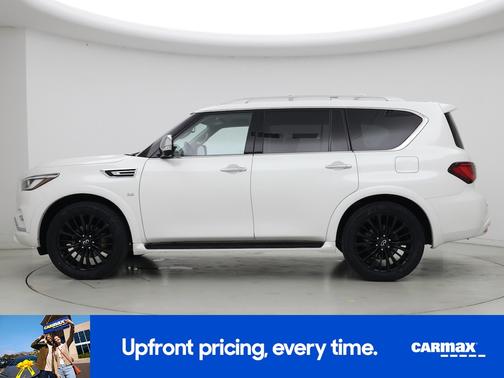White 2019 INFINITI QX80 Luxe