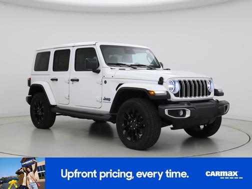 White 2025 Jeep Wrangler 4xe Sahara