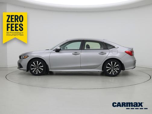 Silver 2022 Honda Civic EX