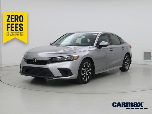 Silver 2022 Honda Civic EX