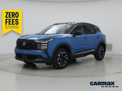 Blue 2025 Nissan Kicks SR