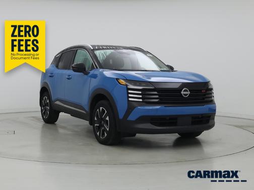 Blue 2025 Nissan Kicks SR