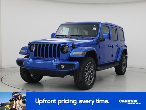 Blue 2023 Jeep Wrangler 4xe Unlimited Sahara High Altitude