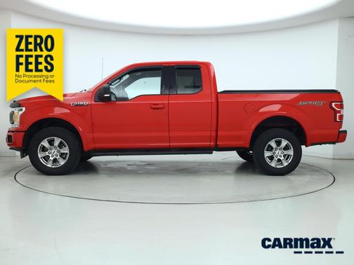 Red 2018 Ford F-150 XLT