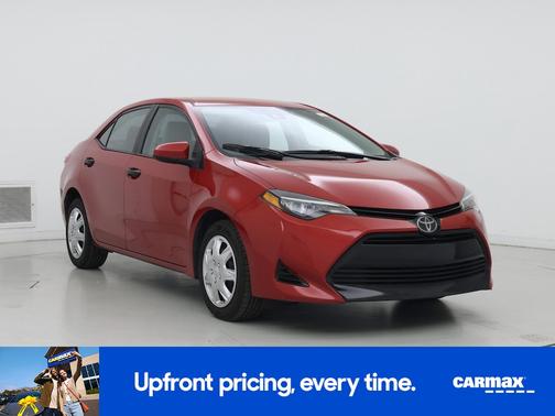 Red 2018 Toyota Corolla LE