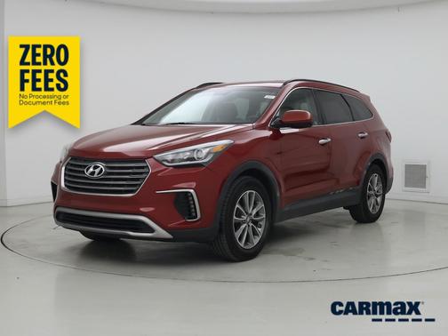 Red 2018 Hyundai SANTA FE SE