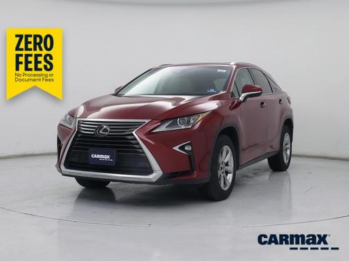 Red 2018 Lexus RX 350