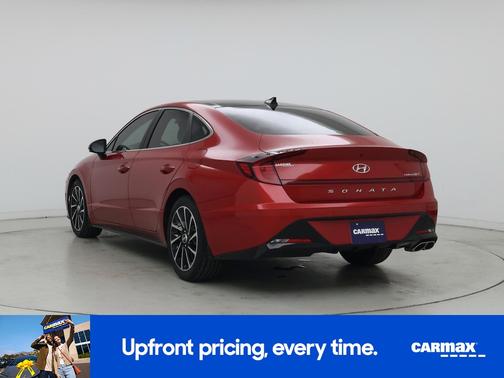 Red 2021 Hyundai SONATA Limited