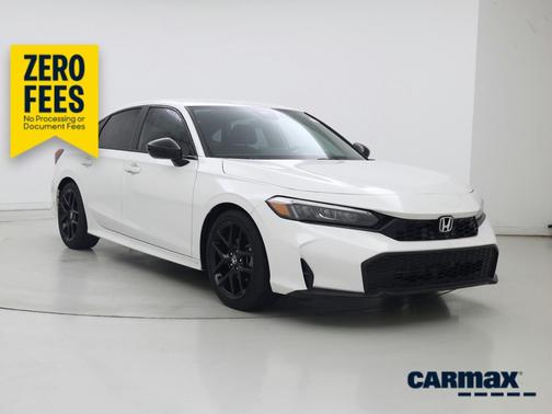 White 2025 Honda Civic Sport
