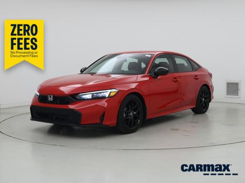 Red 2025 Honda Civic Sport