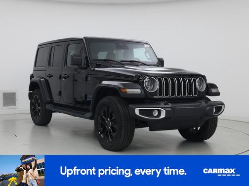 Black 2025 Jeep Wrangler 4xe Sahara