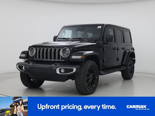 Black 2025 Jeep Wrangler 4xe Sahara
