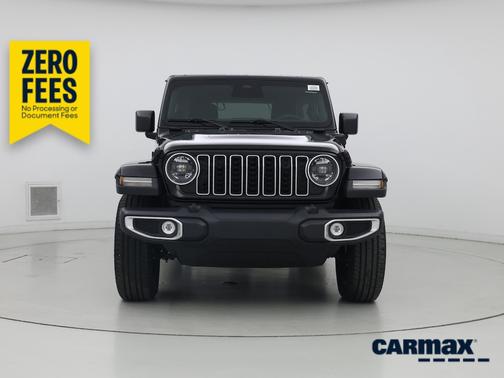 Black 2025 Jeep Wrangler 4xe Sahara