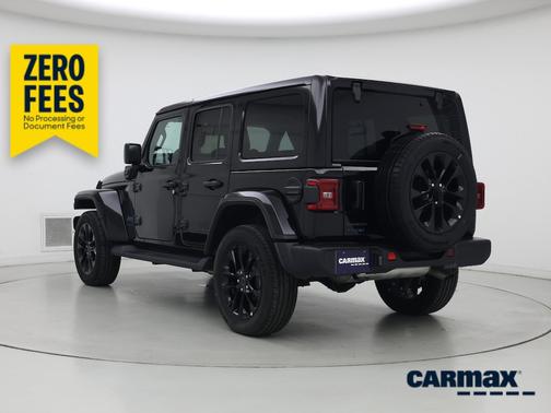 Black 2025 Jeep Wrangler 4xe Sahara