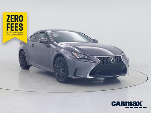 Gray 2015 Lexus RC 350