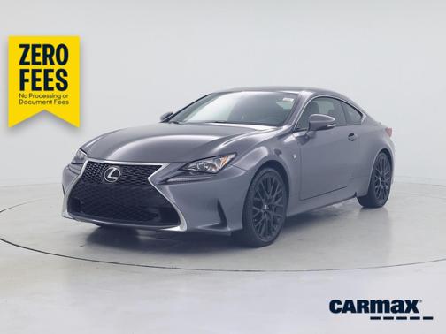 Gray 2015 Lexus RC 350