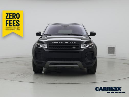 Black 2019 Land Rover Range Rover Evoque SE