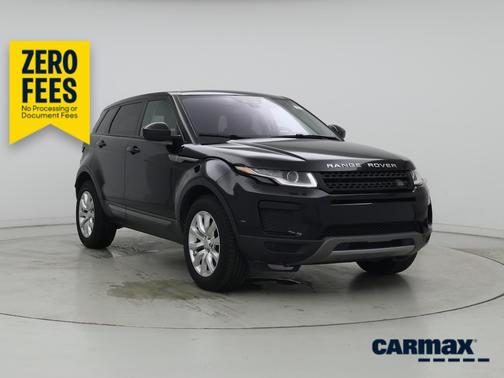 Black 2019 Land Rover Range Rover Evoque SE